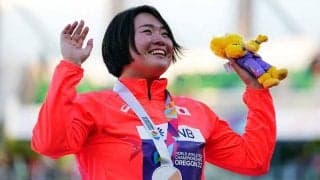 北口榛花、快挙の舞台裏を天真爛漫に告白　一問一答「コーチと途中で喧嘩しちゃって（笑）」【世界陸上】