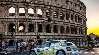 ERCローマ：ダミアーノ・デ・トマソが開幕SSでトップタイム、マレスは路肩でマシン修復