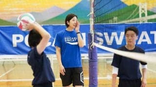 人生初の主将が日本代表「悩んで苦しんだ」　バレー荒木絵里香が高校生に打ち明けた想い