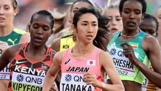 田中希実、5000m決勝12位で完全燃焼　今大会3種目5レース目、ゴール後は立ち上がれず【世界陸上】