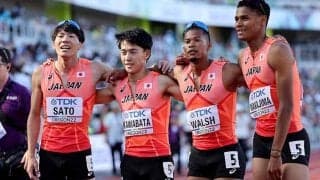 決勝進出の1600mリレー日本　ジャマイカに競り勝った4走中島「負けるわけがないと（笑）」