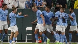 「162万再生」！ ハーランドが「デビュー12分」で「バイエルン相手」に初得点! 豪快なスライディングシュートを決める