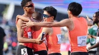 1600mリレー日本男子、アジア新で歴代最高4位の大健闘　3位とは0秒79差に「本当にあとちょっと…悔しい」【世界陸上】