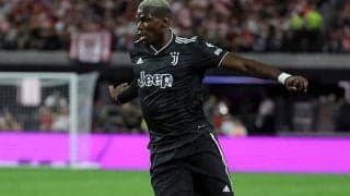 ポグバ、ユーベ再デビュー間もなくして離脱…右ヒザ外側半月板の病変で