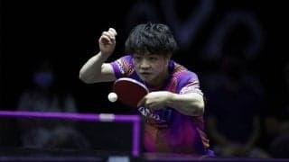 宇田幸矢 快進撃もベスト8でストップ。中国選手にストレートで完敗【卓球 WTTチャンピオンズ】