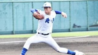 スカウトが「素材はすばらしい」と称賛。北陵のドラフト候補左腕・石橋駿は強気な面持ちとクレバーな投球でギャップも魅力