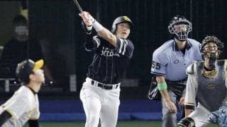球宴第2戦、柳田が“清宮バット”で決勝弾＆MVP「フィーバーにあやかりました」