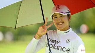 稲見萌寧、22歳ラスト1日で64首位発進　「ああ、被った（笑）」明日の誕生日の予定は…