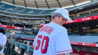 【MLB】大谷翔平は「ヒーローです」　始球式務める五輪銀メダリストが語る二刀流の凄さ