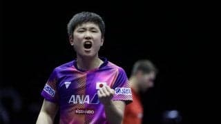 張本智和 V王手「ラスト1試合、全力で戦いたい」大接戦を制して決勝進出！決勝は中国・林高遠と対戦【卓球 WTTチャンピオンズ】