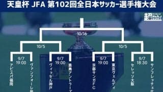 天皇杯準々決勝のキックオフ時間＆テレビ放送が決定！ J2勢2チームは勝ち上がれるか