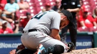 【MLB】強烈168キロ打球がモロ顔面直撃　悲鳴こだました恐怖の瞬間は「見るのがつらい」