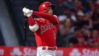 大谷翔平が22号逆転3ラン！　味方の頭部死球直後の130m弾に米記者興奮「球を粉砕」