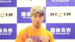 【RIZIN.37】22歳“国内フライ級最強”神龍誠、ヒール卒業宣言　ベテラン所英男に「おやじ狩り発言はダメだよ」と教わる