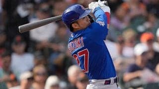 【MLB】鈴木誠也、中前打で2試合連続安打　4の1で打率.260、全米中継の注目一戦もカブス零敗