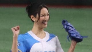 【フォトギャラリー】９頭身の菜々緒が全力投球 ！「サントリードリームマッチ」での力投をプレイバック！