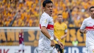 シュツットガルト遠藤航、ポカールでの決勝点演出について「最後のパスはねらって、、、」