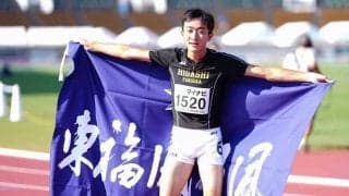 スポーツ名門校・東福岡の3年生　冨永湧平が男子400mV、普段から「ライバル意識がある」【インターハイ陸上】