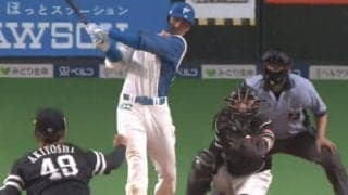 ハム清宮が13号2ラン　今季3度目1試合2発、昨季までの同僚・秋吉から“打った瞬間弾”
