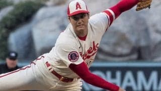 大谷翔平、１０４年ぶり偉業達成に向けて上々の立ち上がり！得意のスライダーで２者連続三振