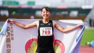 夏の高校生100m最速が決定！　女子は中京大中京・藏重みう11秒85、男子は東京学館新潟・関口裕太10秒38でV【インターハイ陸上】