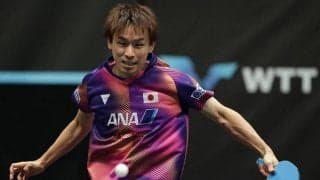 丹羽孝希 中国選手にストレートで完敗。男子S、日本勢は16強で姿を消す【卓球 WTTチュニス】