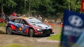 WRCフィンランド：競技2日目を終え、ヒョンデのオィット・タナックがリード。勝田は6番手