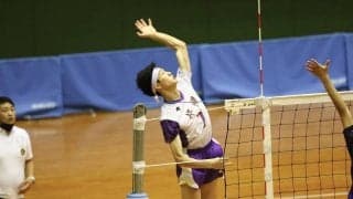 【四国インターハイ2022】エース#3舛本が大活躍！　終盤で勝負強さを見せた鎮西が、粘る昇陽をストレートで退ける