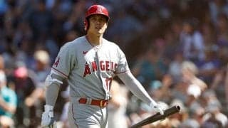 【MLB】大谷翔平、Wヘッダー1試合目は3戦ぶり無安打　イチロー超え弾お預け…エ軍は逆転負け