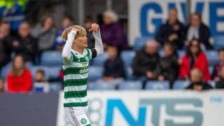 「”パチンコ”パフォーマンスやりおった」古橋亨梧、今季初ゴールで「お笑いコンビ・空気階段の提案」を実現! 