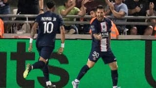 「絶対に意図的ではない」「明らかに流した」大勝のPSG、ネイマールの得点呼んだメッシのタッチが見解分かれる