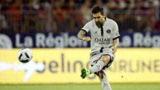 「もはや恐怖映像」メッシが見せた異次元の“ボール軌道アシスト”が「トラップミスだと信じたい」とSNSを騒がせる