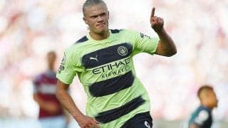 ハーランドが2ゴールの鮮烈PLデビュー！　シティが難敵ハマーズに完勝で3連覇へ好発進《プレミアリーグ