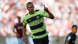 プレミアデビューのハーランド、父の前で決めた2ゴールに喜び　「僕にとって大きな出来事」