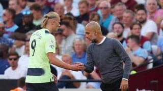 開幕節完勝のシティ、グアルディオラはPLデビュー戦で2得点のハーランドを絶賛　「自信に満ち溢れている」