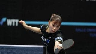 長﨑美柚 台湾のエースを撃破！張本美和とともに4強入り【卓球 WTTチュニス】