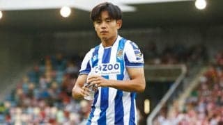 「フライング・タケ」「忍者」と久保建英のトレーニング写真が注目される！ ソシエダが”大迫力のジャンプ”を公開する！