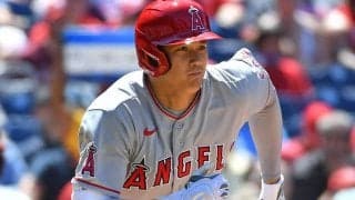 【MLB】大谷翔平、痛みに耐えて激走内野安打　2試合連続安打、104年ぶり偉業なるか