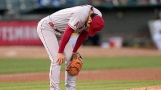 【MLB】悶絶の大谷翔平が「ものすごい痛みに襲われた」　敵地放送局心配も“1分後”に仰天
