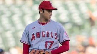 大谷翔平、164kmライナー強襲で苦悶の表情　米悲鳴「NOOOO！彼を健康でいさせてくれ」