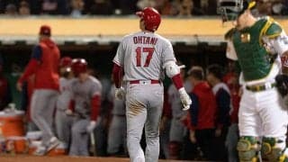 【MLB】大谷翔平、偉業近づいた“自ら援護弾”に敵地も総立ち　地元局絶叫「スッゴーイ！」