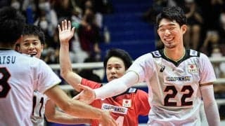 AVCカップ男子日本代表　オーストラリアに勝利で2連勝