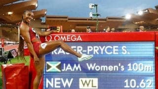 陸上女子100m今季世界最高10秒62で衝撃V！　35歳フレイザープライスが史上初の快挙達成