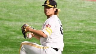 変化球を使わないのか、使えないのか…　5回途中6四球と崩れた鷹・杉山の課題