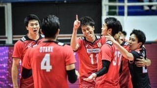 AVCカップ男子日本代表　タイに勝利し準決勝進出