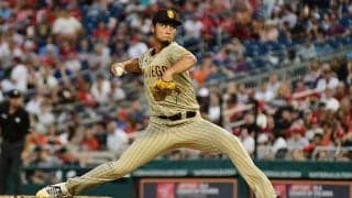 【MLB】ダルビッシュ、7回途中4失点でメジャー通算90勝目ならず　元オリ助っ人に同点弾浴びる