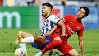 鎌田大地がチームを救う「今季初ゴール」!! 冷静過ぎる「右足流し込みシュート」が貴重な同点弾となり、開幕連敗を阻止！