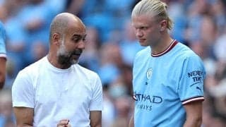 ペップ、2戦目途中交代のハーランドに「彼は世界で最も難しい仕事をしている」