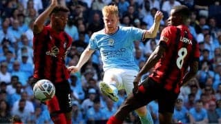 「言葉を失った」昨季プレミアMVPのデ・ブライネ、今季初ゴールの芸術的アウトサイド弾に「史上最高のMF」