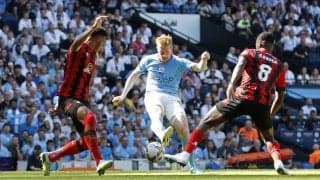 「天才」「魔術師」と世界中から賞賛！ デ・ブライネの「技巧的ゴール動画」が「見るのを止められない」！ マンC公式も「キング」と絶賛した衝撃のアウトサイドシュート